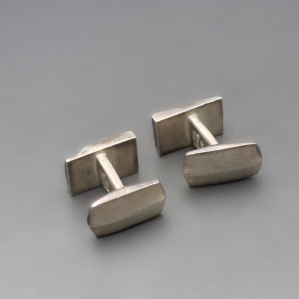 Lapponia Silver Modernist Cufflinks